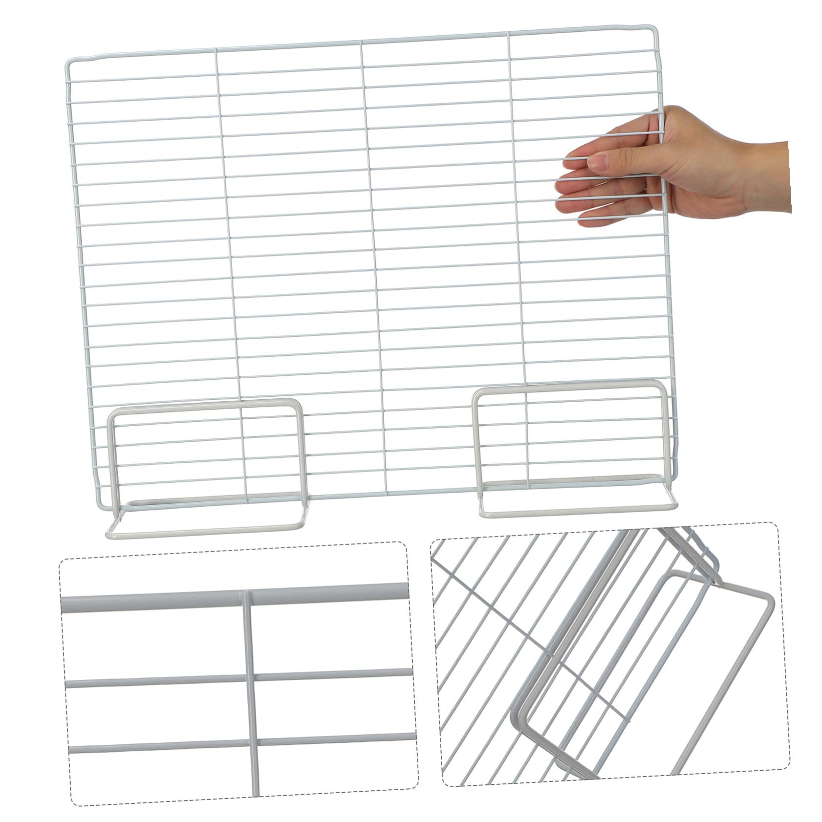 PACKOVE Gefrierschrank Trenngitter aus Eisendraht 35x46cm für Kühlschrank und Gefriertruhe als Regaltrenner zur Effizienten Lebensmittellagerung und Platzersparnis