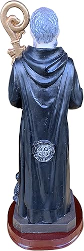 Miniatura 4 de San Benito - Figura religiosa de 8.0 in, estatua de San Benito