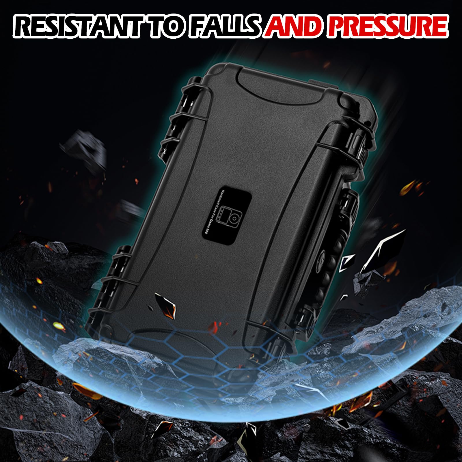 Maleta impermeable para cámara DJI Osmo 360, doble capa de carcasa dura bolsa de transporte para DJI Osmo 360 accesorios de la cámara