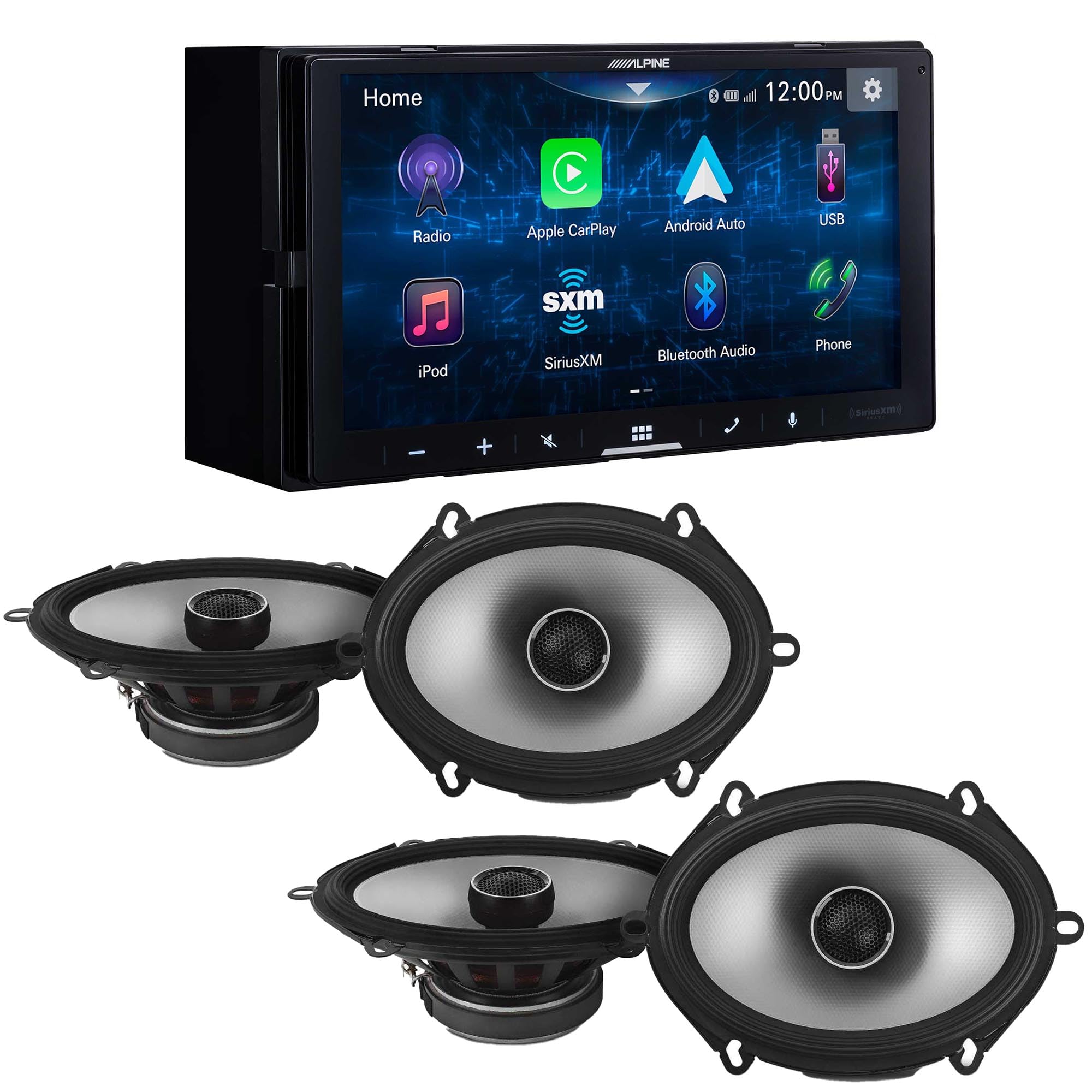 Amazon.com: Alpine iLX-W670 Digital Multimedia Receiver & 2 Pairs