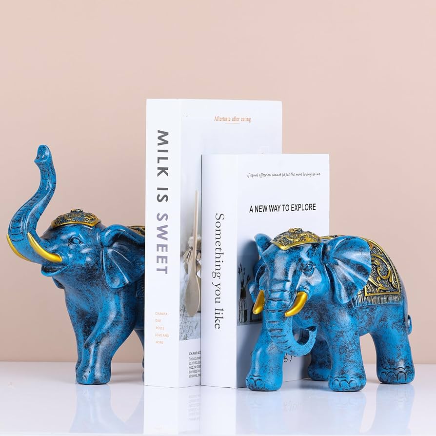 象の銅像 縁起がいい 置物 装飾品 美しい銅像 Amazon.co.jp: 象の彫刻 風水象の像 緑象像彫刻 ゾウ