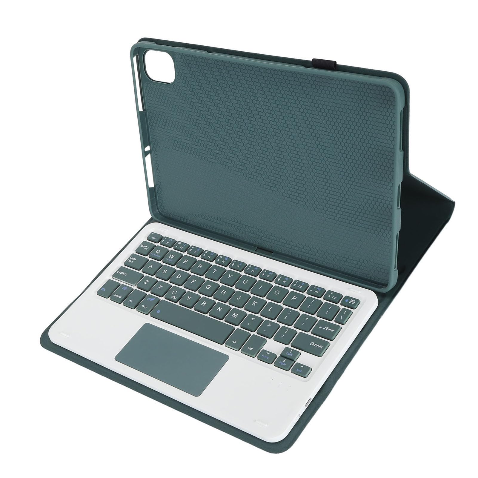 Jiawu Custodia con Tastiera Bluetooth per Pad 5 e 5 Pro da 11 Pollici, Rimovibile con Touchpad e Slot per Matita Magnetica, Custodia Protettiva Sottile e Leggera per Tablet con Copertura Completa e