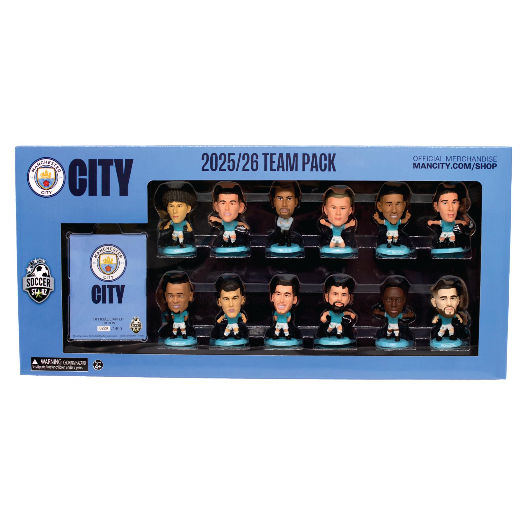 SoccerStarz - Man City 12 figure Team Pack (2025/26 Version