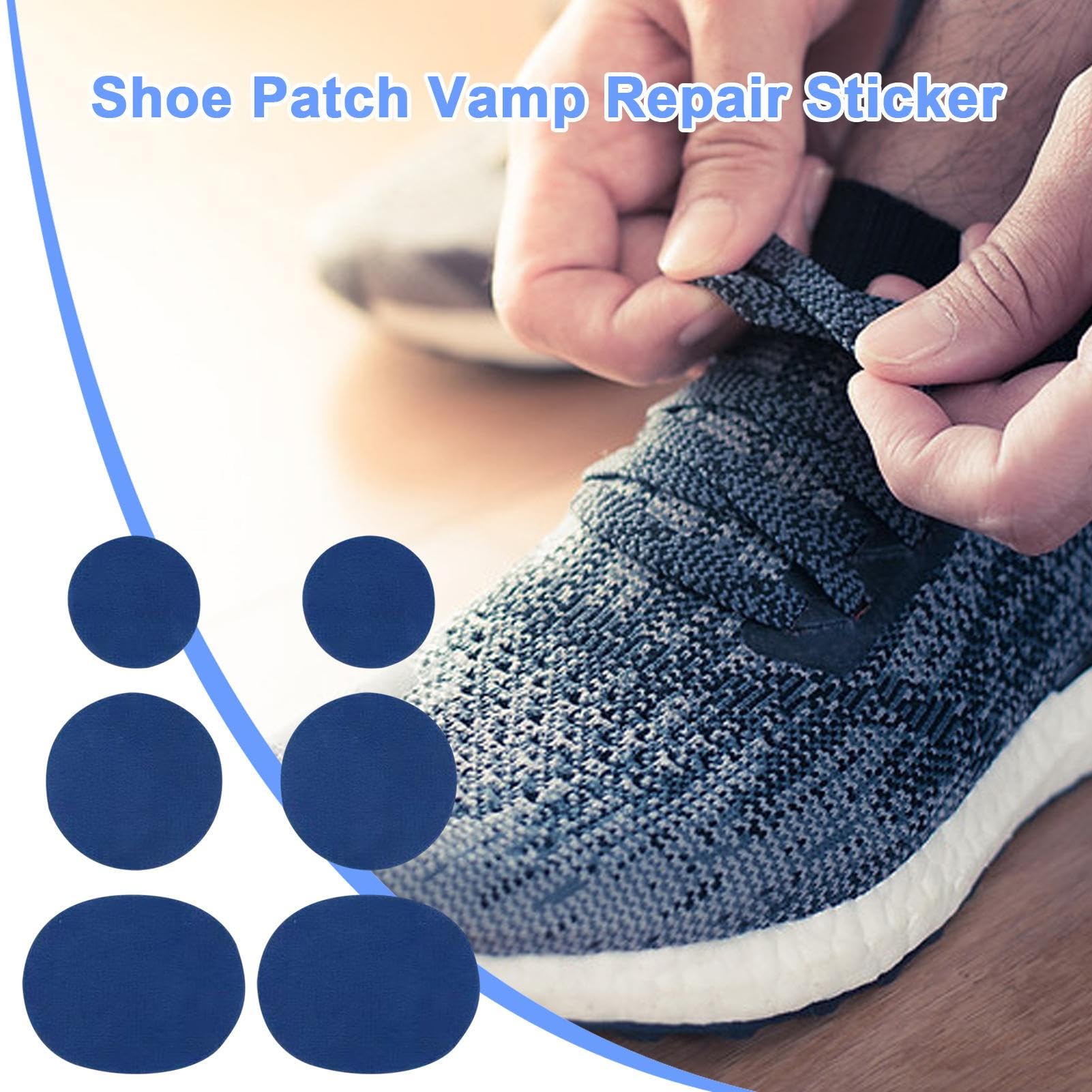 Patches Auto-adhésifs Réparation – 6 Pièces Pour Chaussures, Vêtements, Sacs (sans Couture)