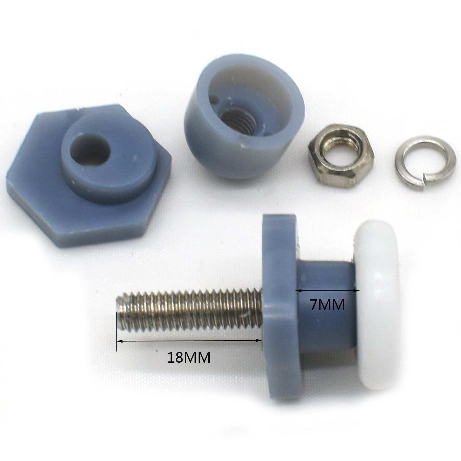 Roue De Rouleau De Porte De Placard Poulie Convexe Pièces De Rechange