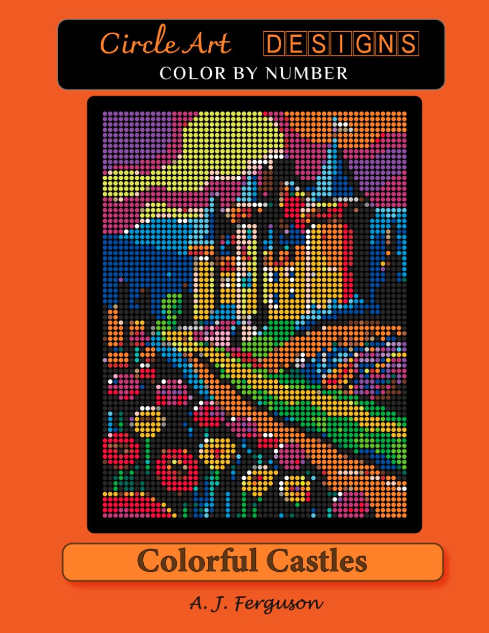 Colorful Castles Color by Number Book - Standard paper
