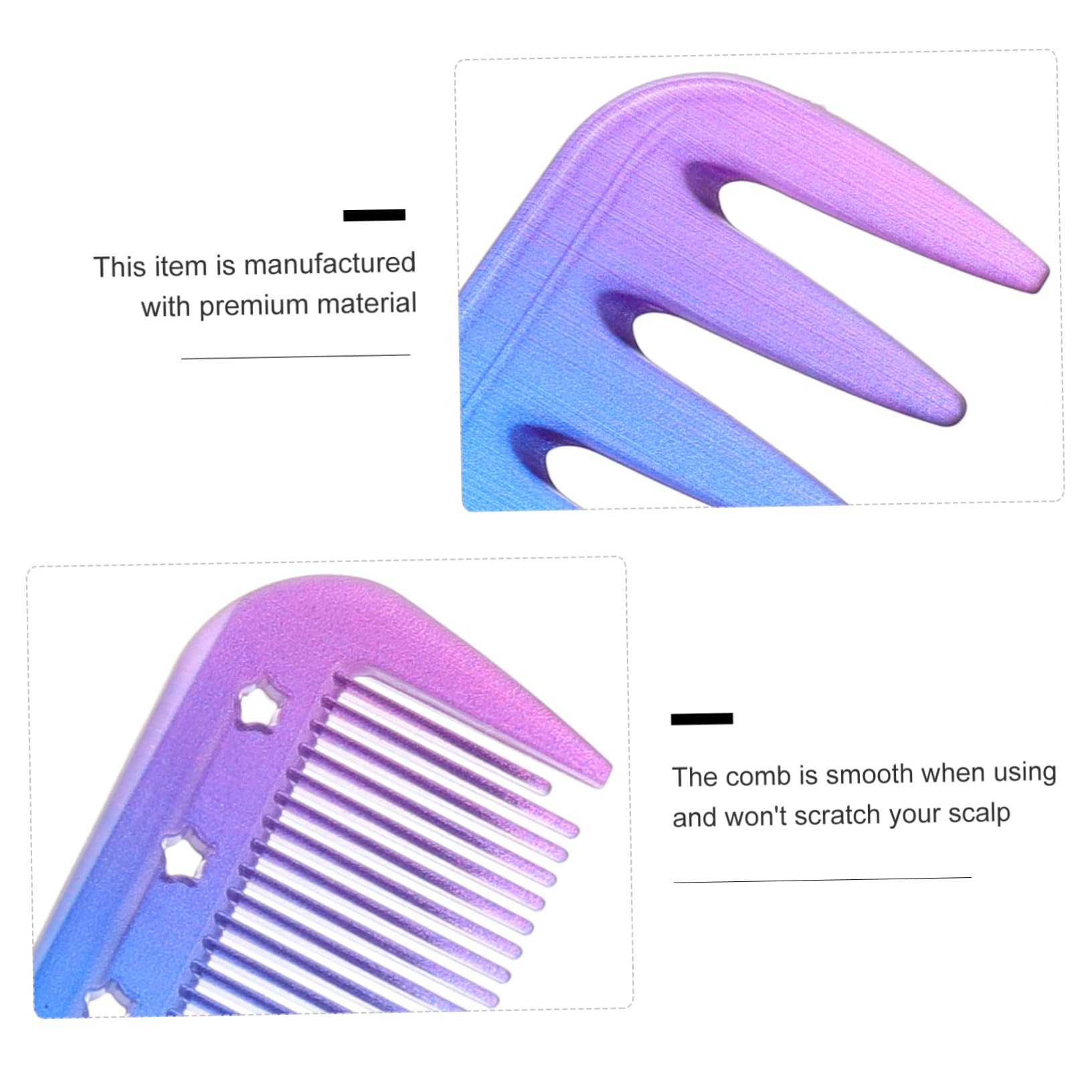 MAGICLULU 9 Stk Friseurkamm Haarkamm Kamm Für Friseursalon Haarshampoo-bürste Scheidekamm Spießkämme Profi Rattenschwanzkamm Friseurkamm Zubehör Haarwaschkamm Locken Regenbogenkamm Plastik