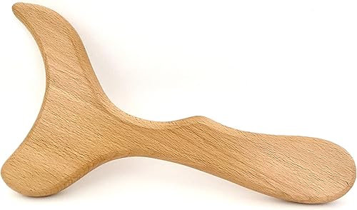 Herramientas de madera del masaje de Gua Sha para el drenaje linfático, herramienta anticelulitis, masajeador de madera de la terapia del cuerpo que