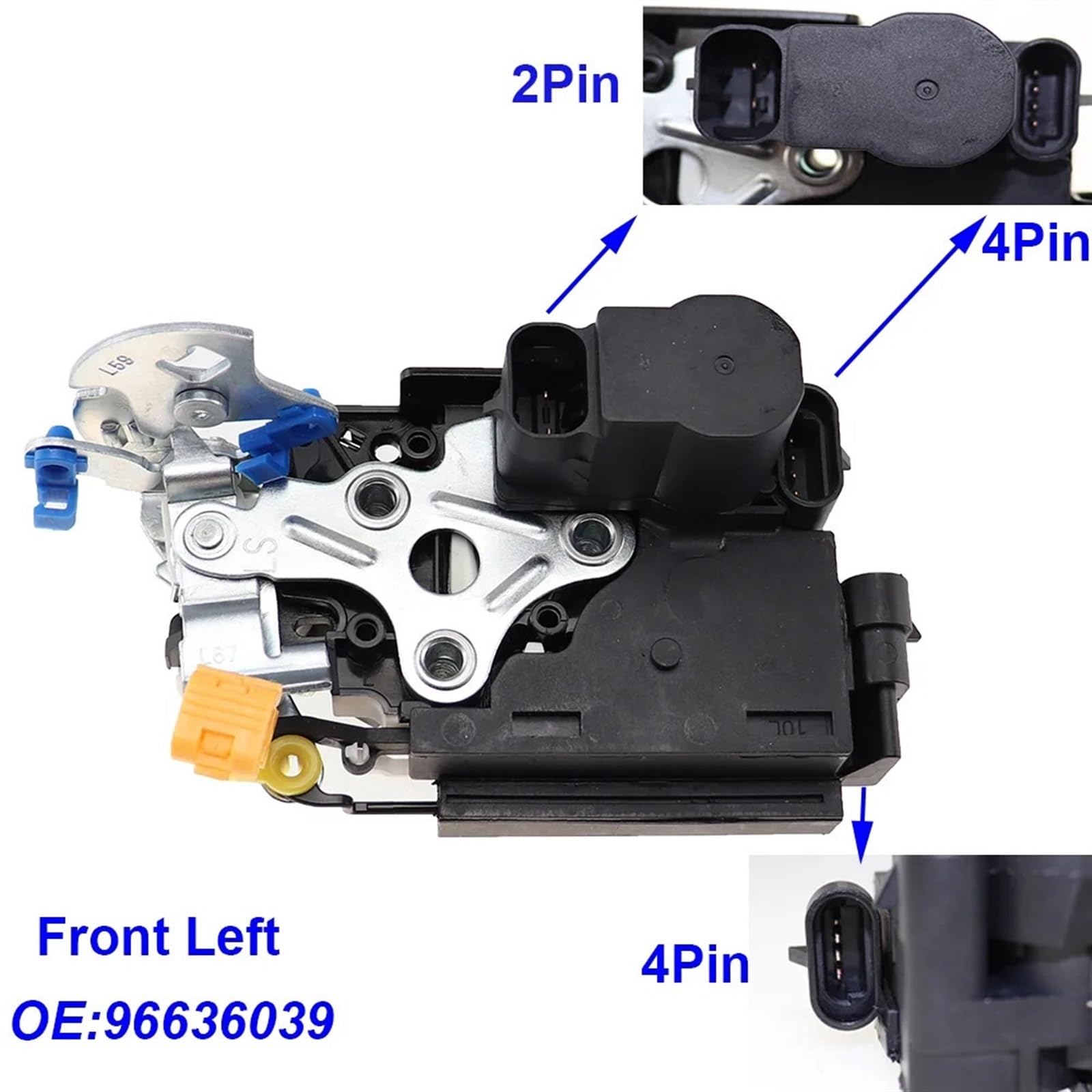 cierre centralizado Para Chevrolet Para Epica 2007-2015 | 96636043 96636044 96636045 96636039 Central Actuador cerradura puerta Latch Modulo Motor Mecanismo(Front Left)
