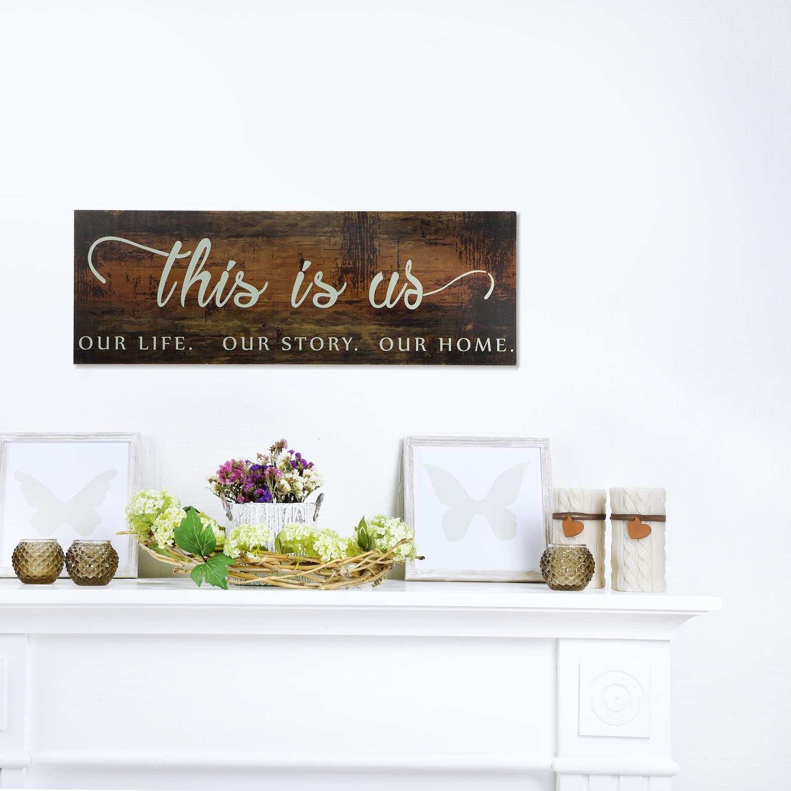 Cartello In Legno Life Is Better In The Hot Tub 25x30 Cm - Decorazione Murale Rustica Per Casa, Fattoria, Cucina O Soggiorno