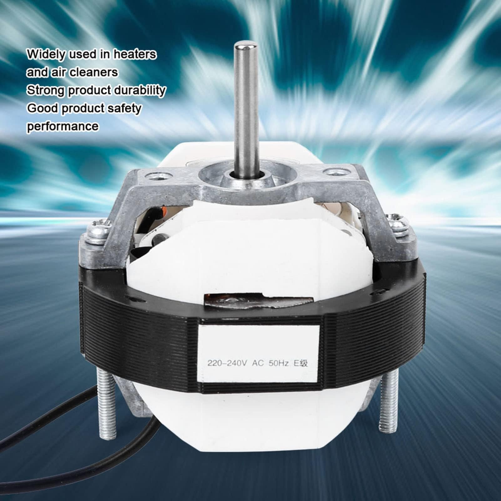 Moteur à Courant Alternatif à Arbre Long, Moteur De Ventilateur De Four, Moteur Rotatif, Moteur électrique Durable Pour Accessoires De Chauffage Et De Nettoyage D'air YJ5812 2400 Tr/min 220 V Moteur à