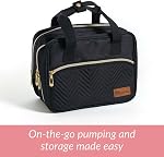 Ameda Universal Breast Pump Travel Bag | Pumping Essentials | Wearable Breast Pump Bag with Cooler | Wearable Breastpump Tote | Breastmilk Cooler
