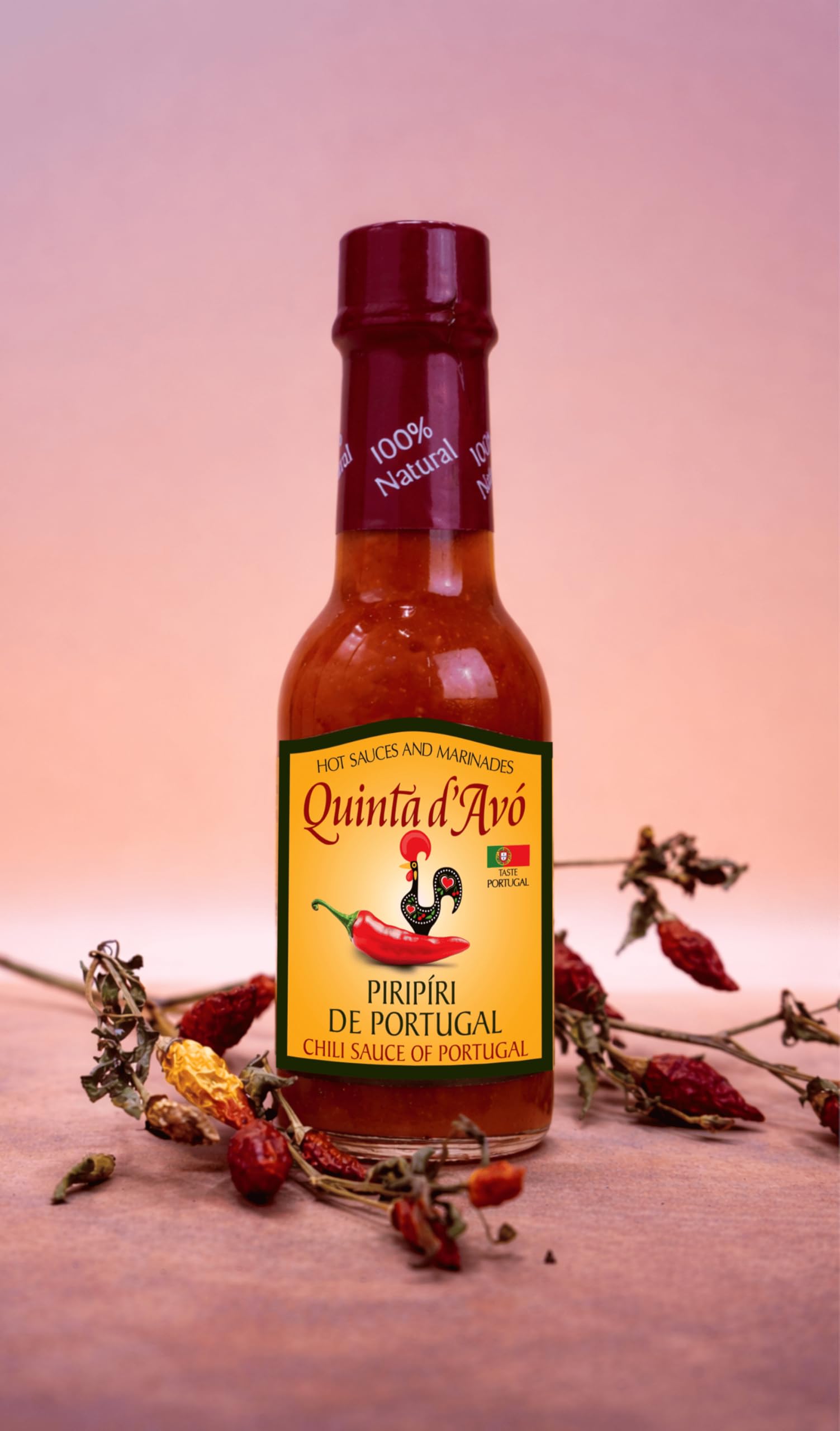Salsa Picante Portuguesa Quinta d'Avó Piri Piri Hot Sauce 95ml