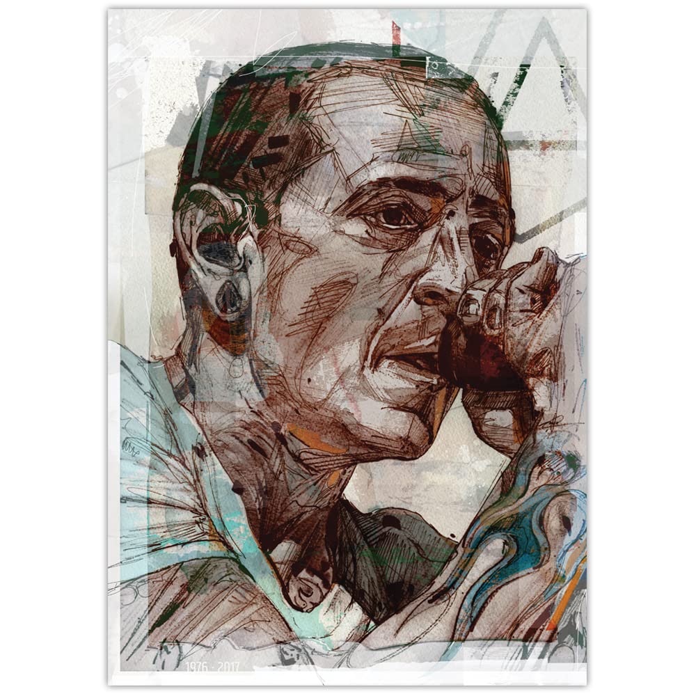 Hard Rock 02 poster 29,7 x 42 cm (A3) - incorniciato e firmato