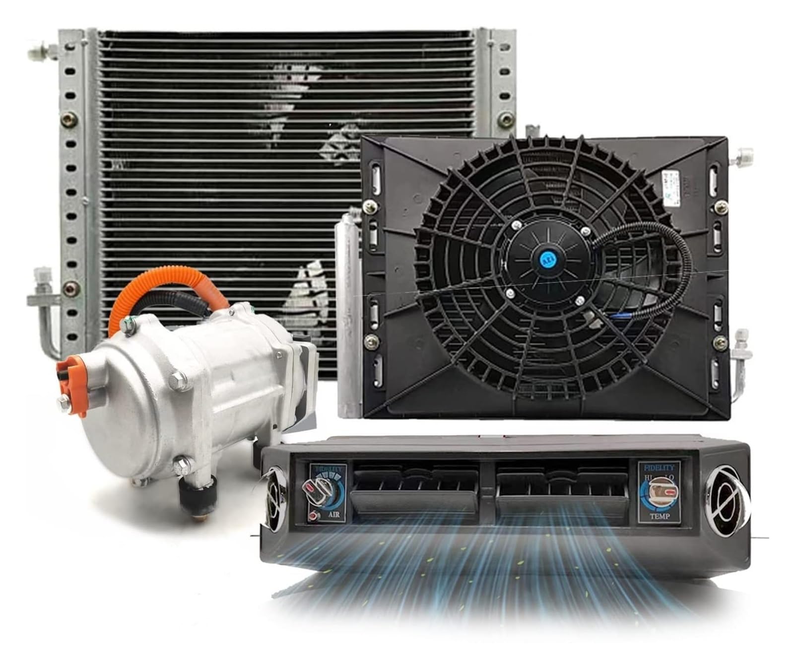 RV Air Conditioner, Car Electric Air Conditioner,12v Heat And Cool Automotive Truck Camper Van Compressor Underdash Conditioning 24v(Cool 12V)