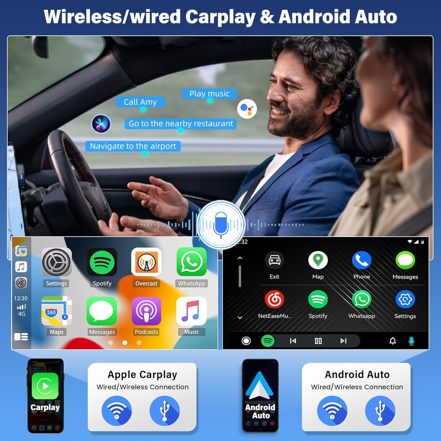 2 + 32 G Android 13 Autoradio per Nissan Micra 3 K12 2002 – 2009 con CarPlay Android Auto 9 pollici Navigazione GPS Auto Radio Display con Bluetooth WiFi SWC + Telecamera posteriore AHD