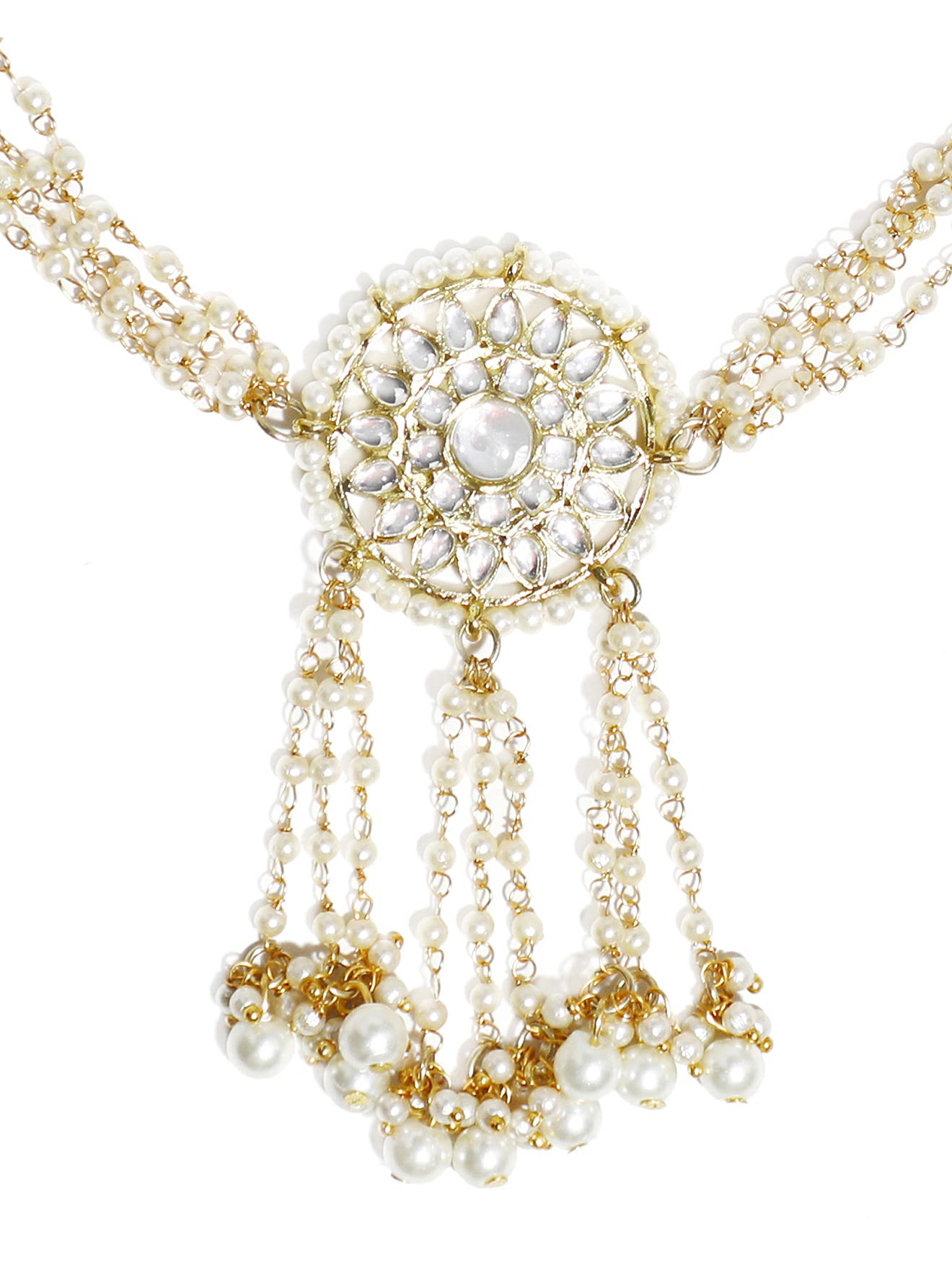 Karacart Traditional Gold Plated Pearl Beads Kundan Bajubandh (B099WFF21Z) Amazon Price History, Amazon Price Tracker
