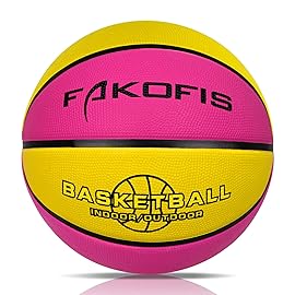 FAKOFIS Kids Basketball Size 3(22),Youth Basketballs Size 5(27.5) for Play Games Indoor Backyard,Outdoor Park,Beach & Pool