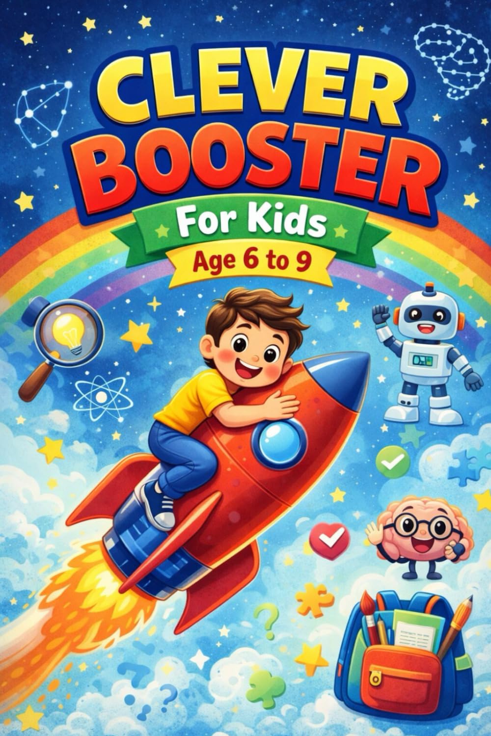 Clever Booster: IQ Brain Training for Kids 6–9: Fun Thinking Games, Logic Puzzles & Smart Challenges (Skilled Generation)
