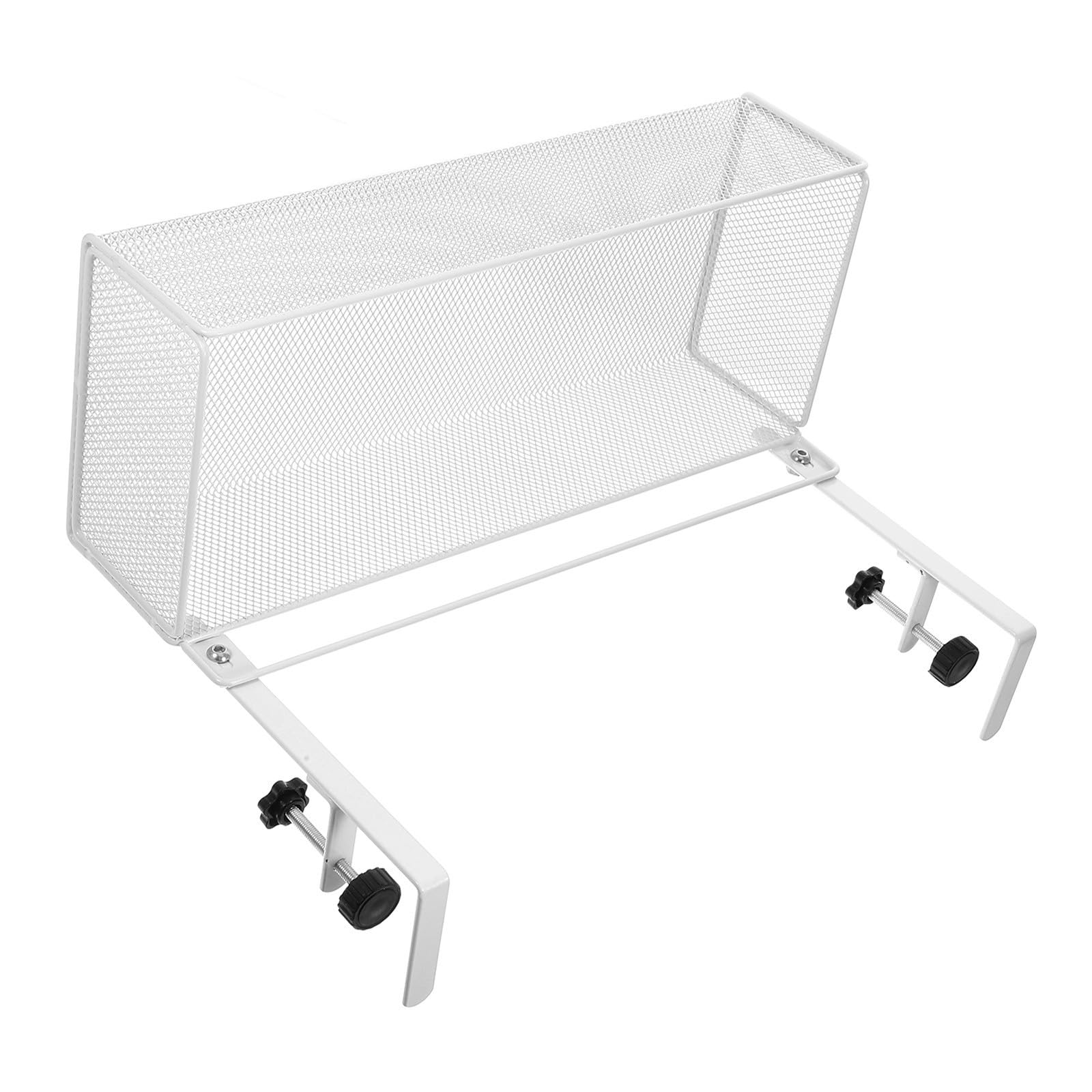 Organizador de Archivos Acero al Carbono Debajo del Escritorio Diseño de Abrazadera Ajustable y Almacenamiento Seguro para Oficina para Lápices y Smartphones