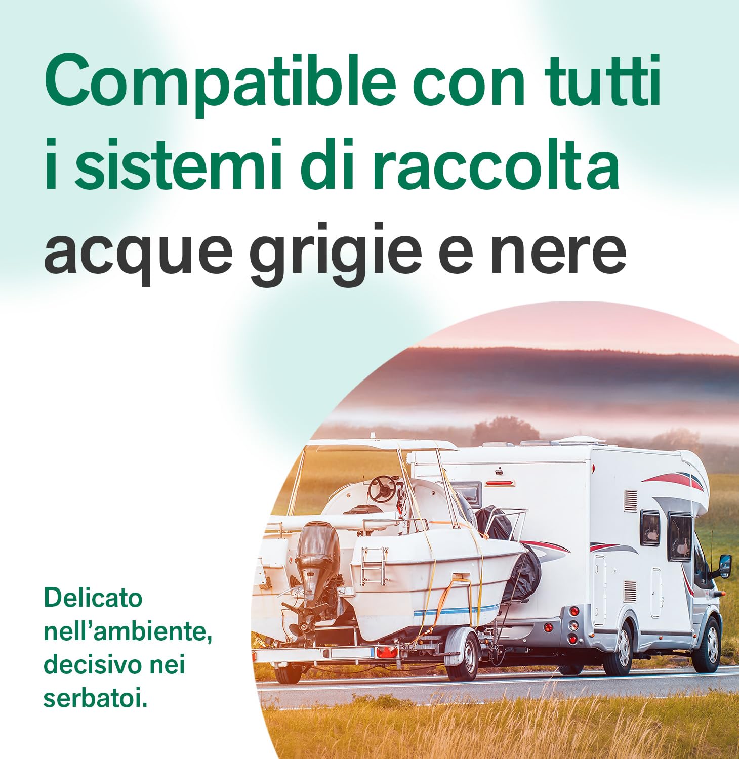BactPro BactOut Additivo elimina odori per serbatoi acque nere e grigie 1L tappo dosatore