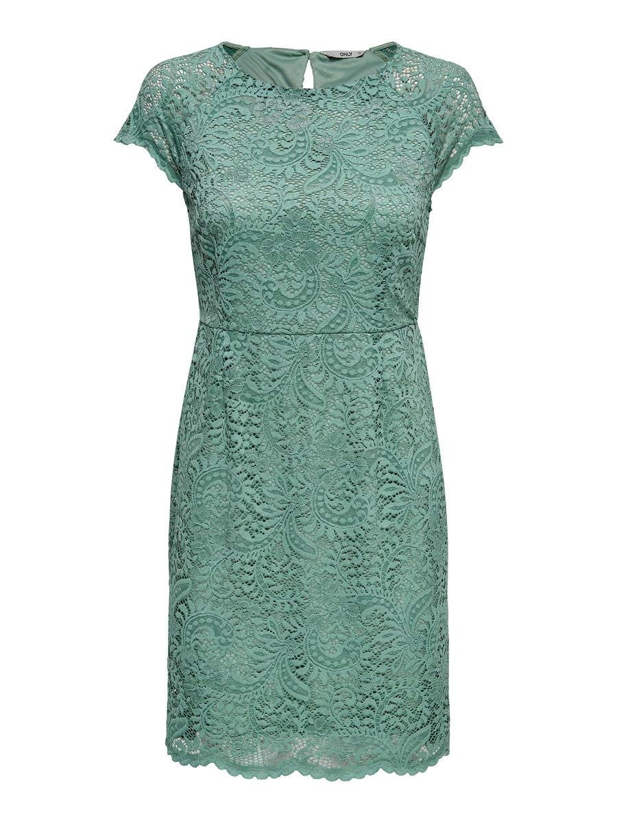 ONLY Damen Kurzkleid Spitzen