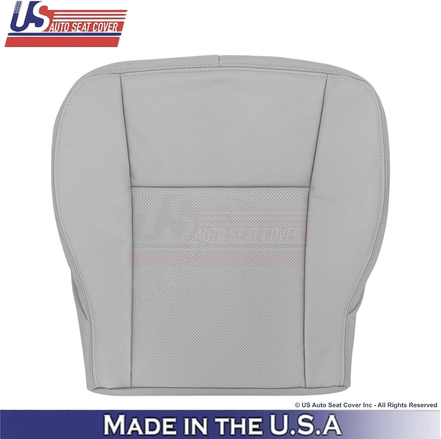 2003-2007 fits Cadillac CTS Leather Front OEM Replacement Seat Covers Gray