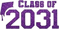 Vista 16 de Class of 2031 Iron On Decal, Graduation Shirt Transfer, Graduate Tshirt Patch, DIY Crafts, Graduation Cap, Pick Size and Color, Iron-On Almost Old