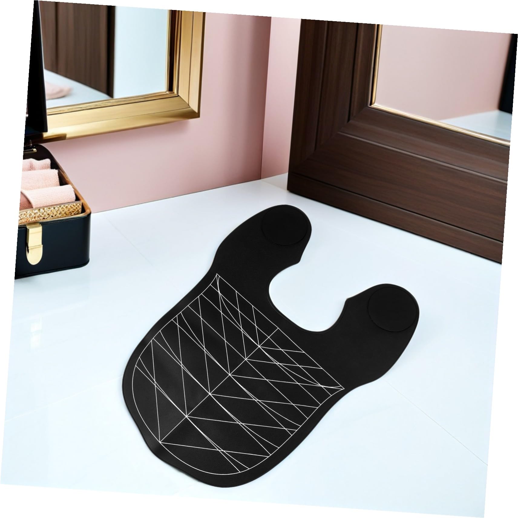 COLLBATH 2 Sztuki Zespół Do Farbowania Włosów Przylądek Do Stylizacji Włosów Szal Cape Cape Black