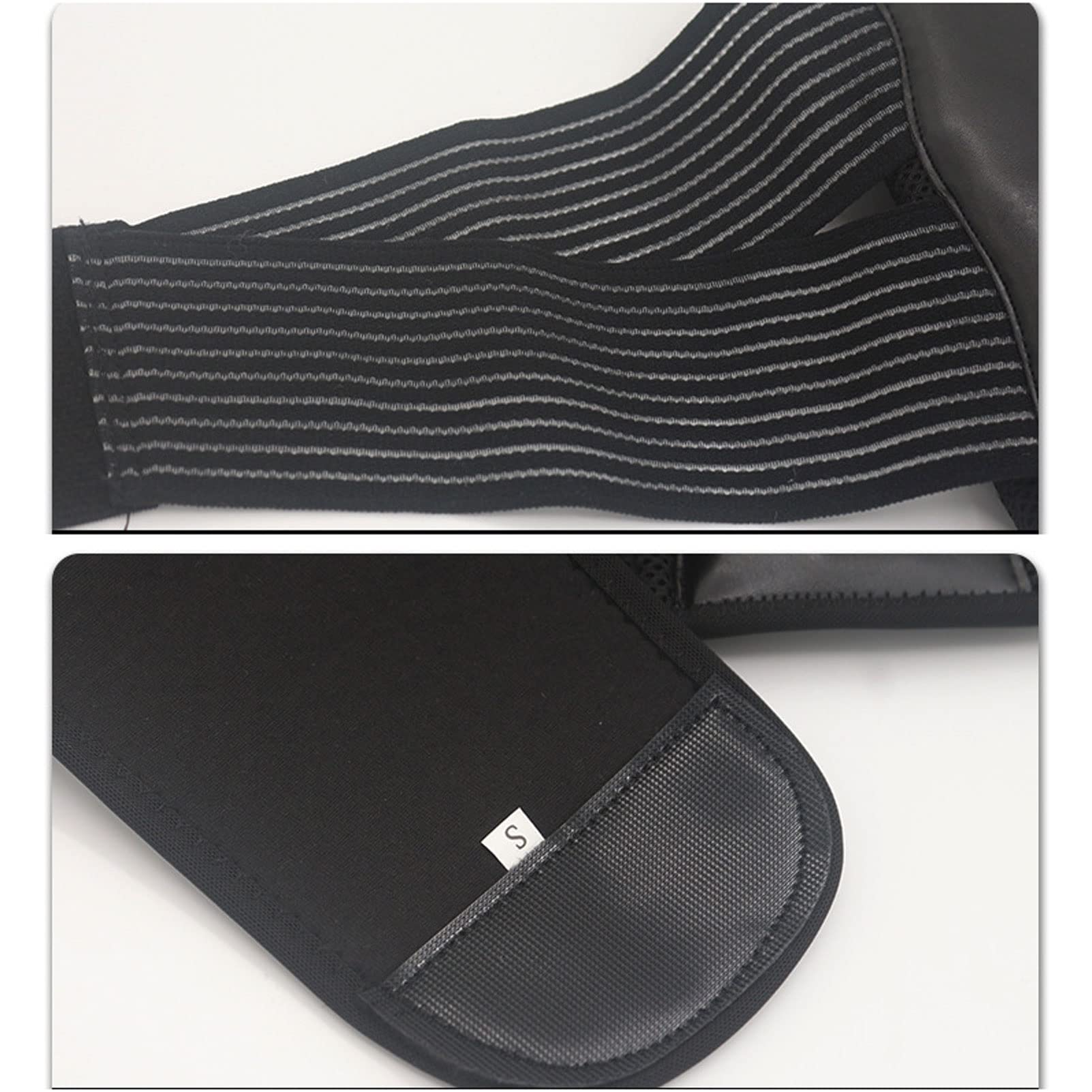Soporte de Espalda para Hombres y Mujeres Cintura Transpirable Cinturón de Soporte Lumbar para ciática, Hernia de Disco, Levantamiento Pesado, con Correas Ajustables Dobles (M/Medio) ()