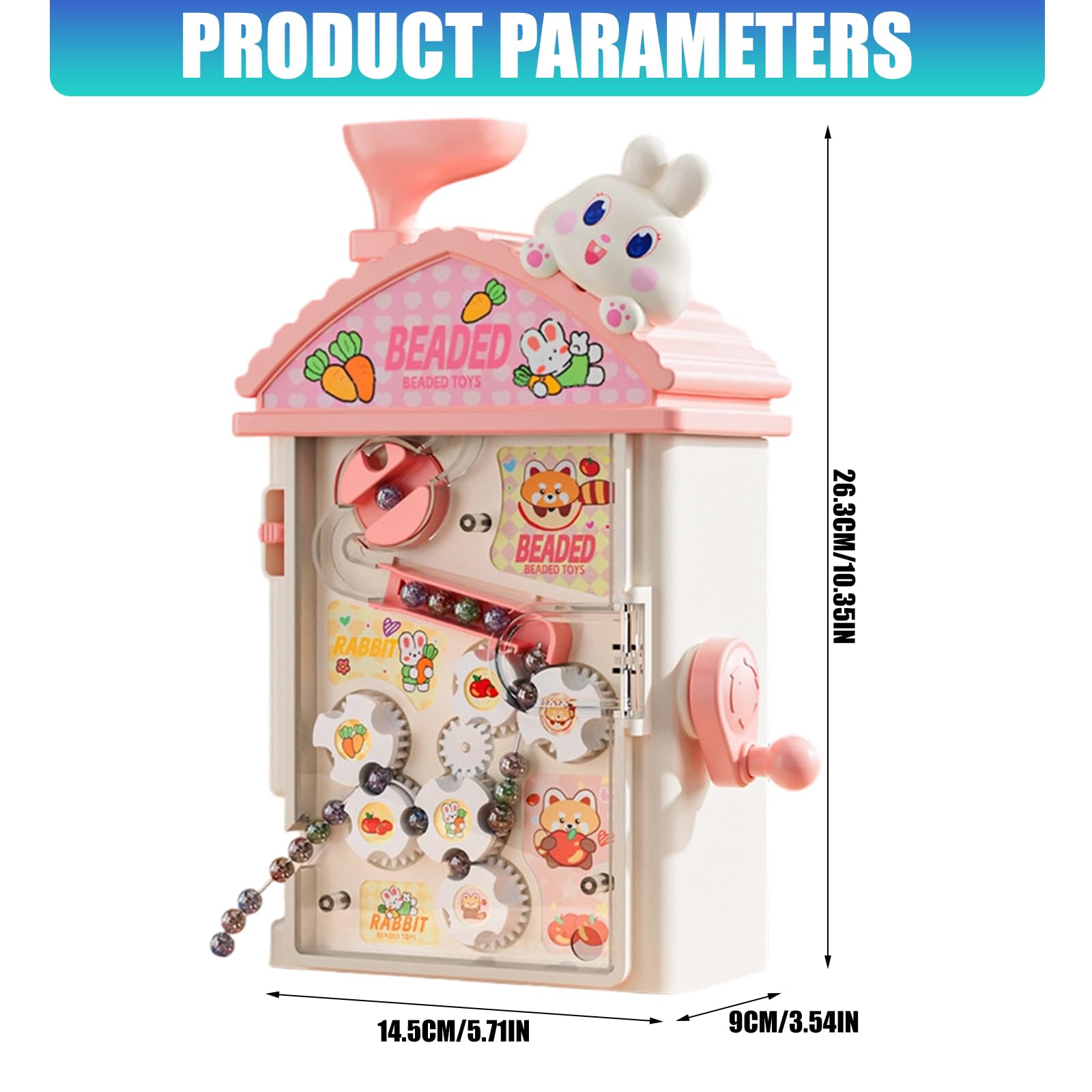 PQSIBBG Semplice infila perline automatico 400 perline giocattolo per Maker Set creativo divertente educativo