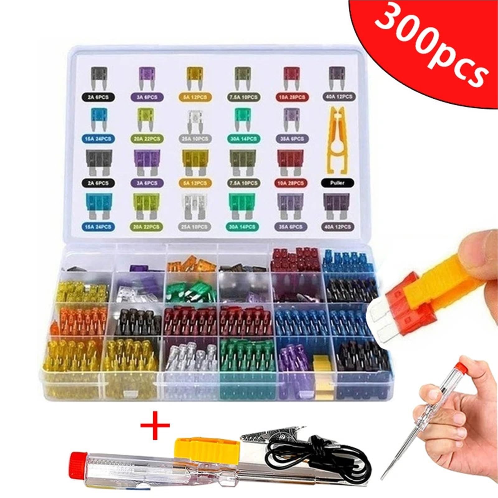 Fusible de coche, kit fusibles, cuchilla automática for camión, fusible, inserto seguro, luces xenón, accesorios for automóviles