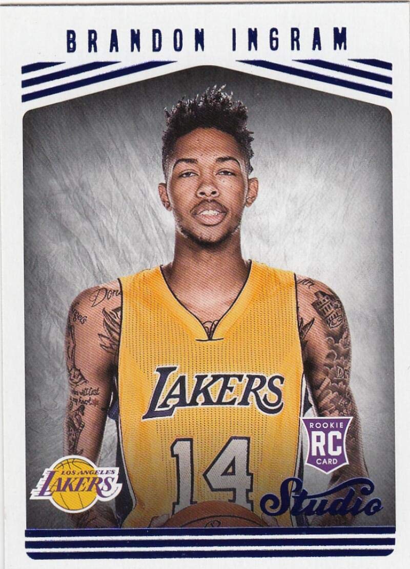 その他 Panini Studio Brandon Ingram Amazon.com: 2016-17 Panini Studio #176 Brandon Ingram RC Rookie