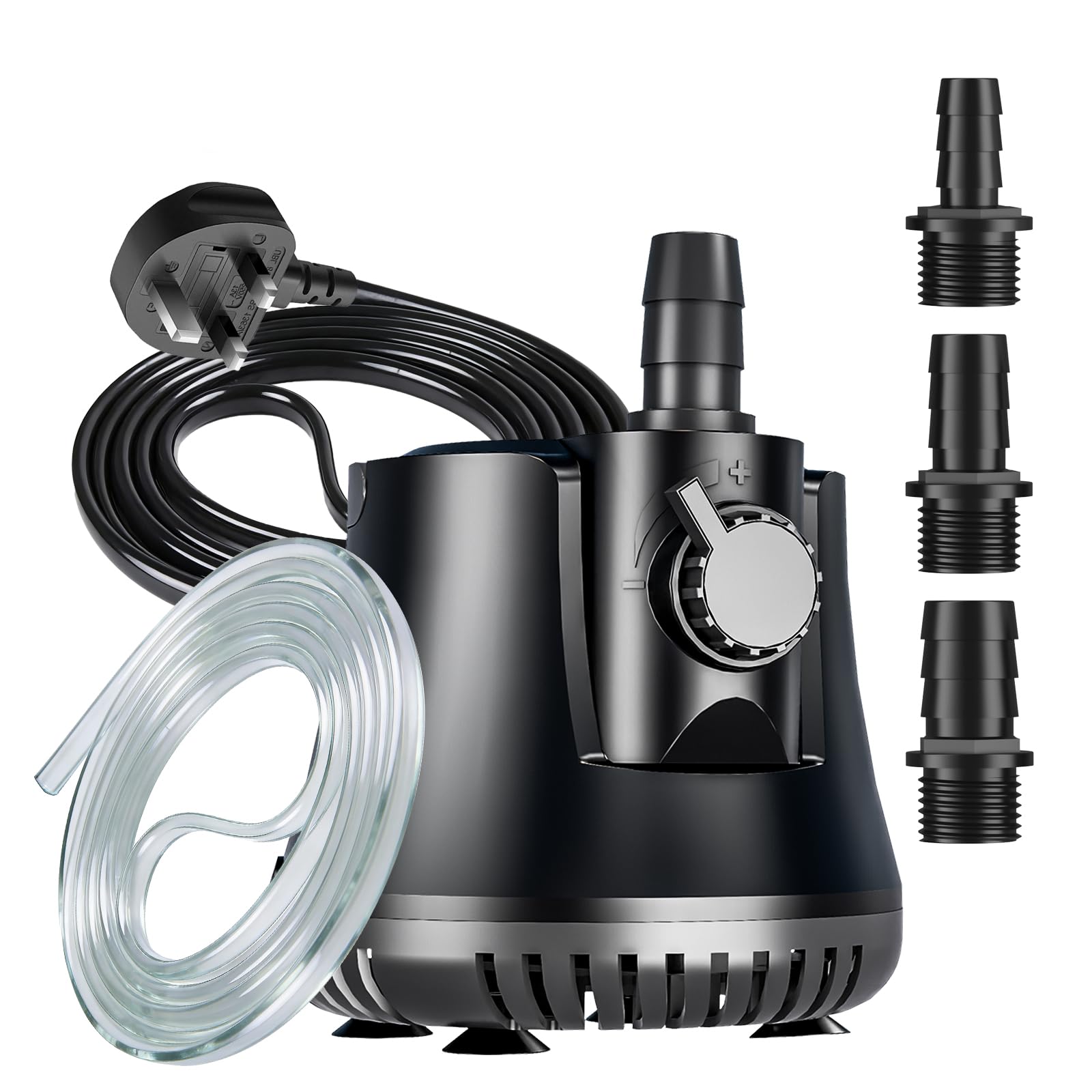 Knifel 40W Submersible Water Pump 2500L/H with 1.8M Power Cord & 1.5M Hose