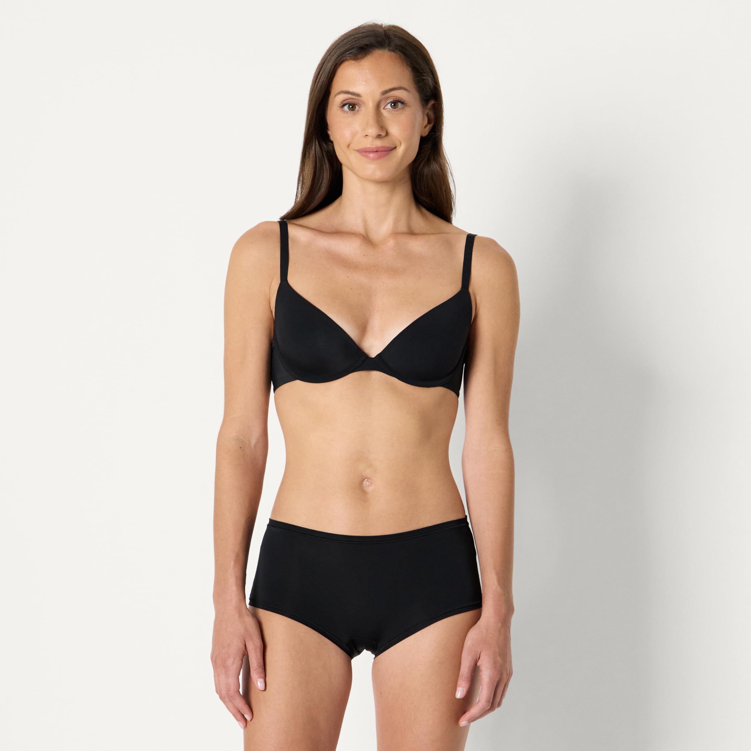 Amazon Essentials Damen Mikrofaser-Boyshorts (Boyshorts & Hochtaillierte Boyshorts), 6er-Pack