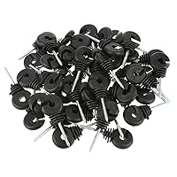 Vista 1 de 50 aisladores de anillo de rosca, aisladores de poste de madera, accesorios de sistema de rejilla para ganadería electrónica