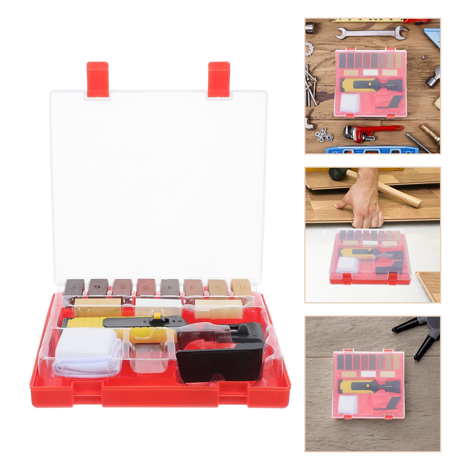 Gadpiparty Kit Reparación Madera Durable Completo Para Arañazos Grietas y Pisos y Muebles Herramientas Precisas para Hogar Oficina y Hotel