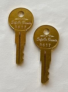 Replacement Keys for Husky Tool Boxes, Chests & Cabinets Key Codes R601-R620 SafeCo Brands 2-Keys (R607)