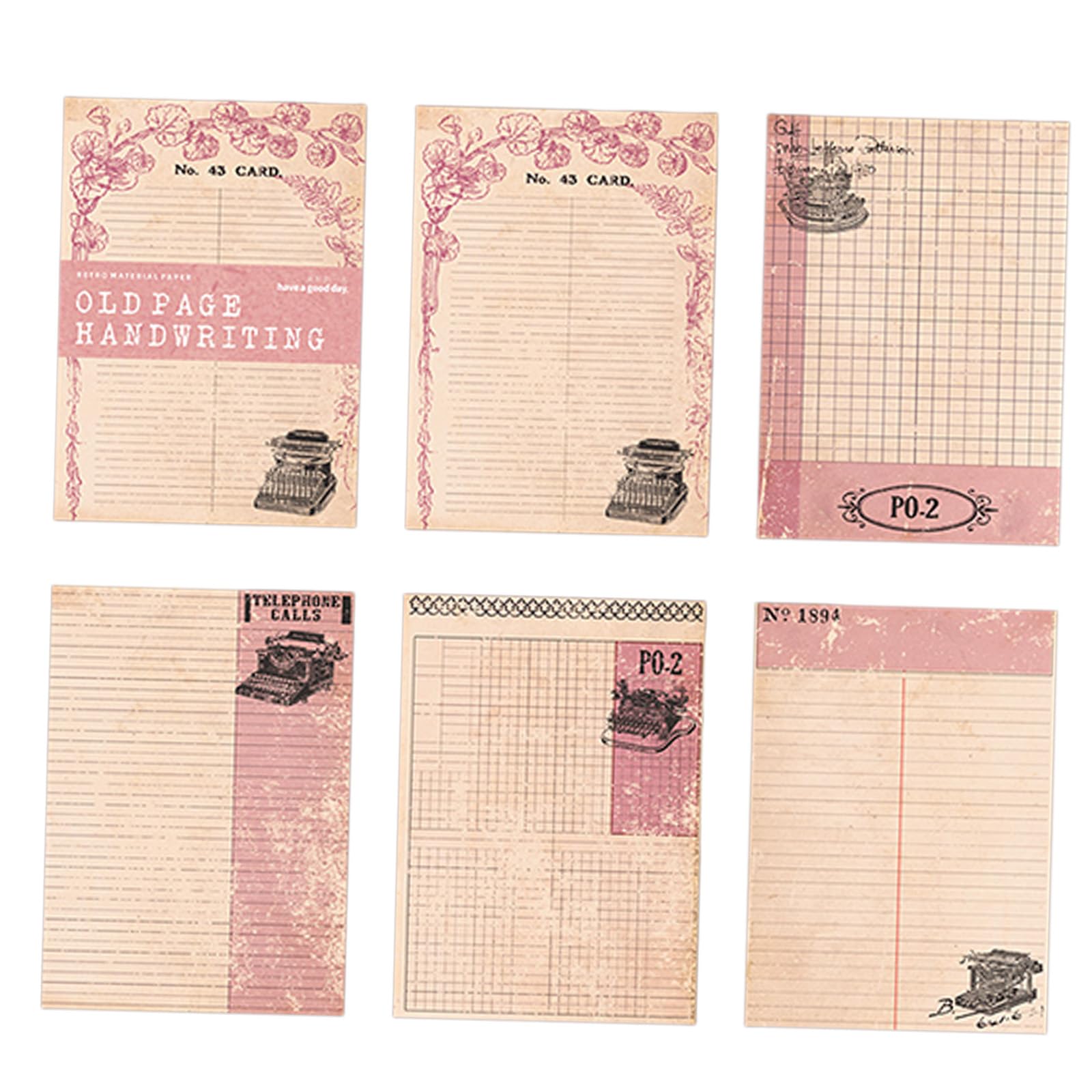 Maxtonser 30 Sheets Antique Scrapbooking Paper Handmade Paper Sheets For Scrapbooking Journal And Card Making Art Craft Project