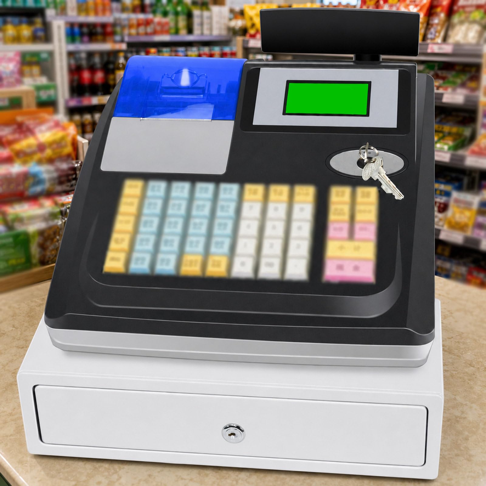 Caja Registradora ElectróNica Venta Al Por Menor CajóN SóLido De Black