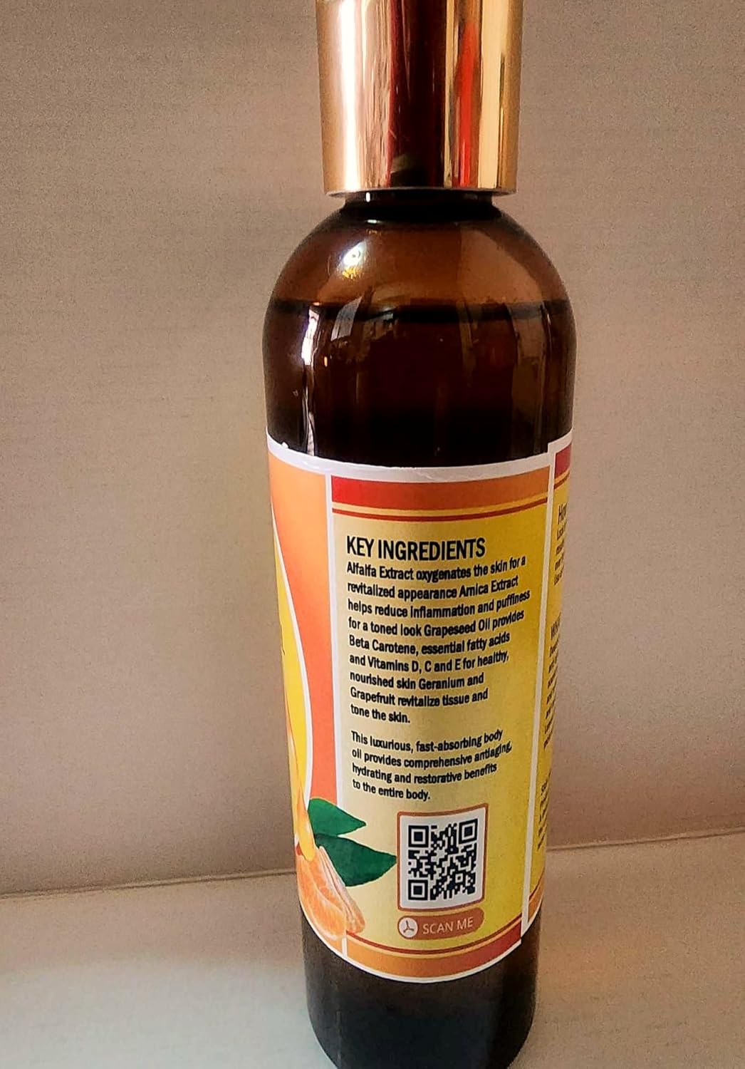 Generic Simmie Tangerine Revitalizing Body Oil, 4.1 Fl Oz (Pack of 1)