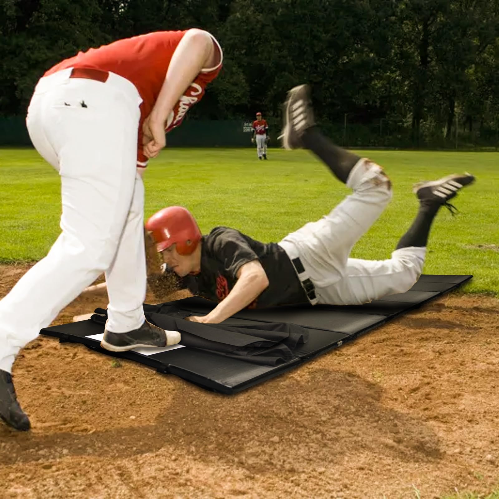 Amazon | Doublehorse 野球 スライドマット - 10 x 3.6フィート