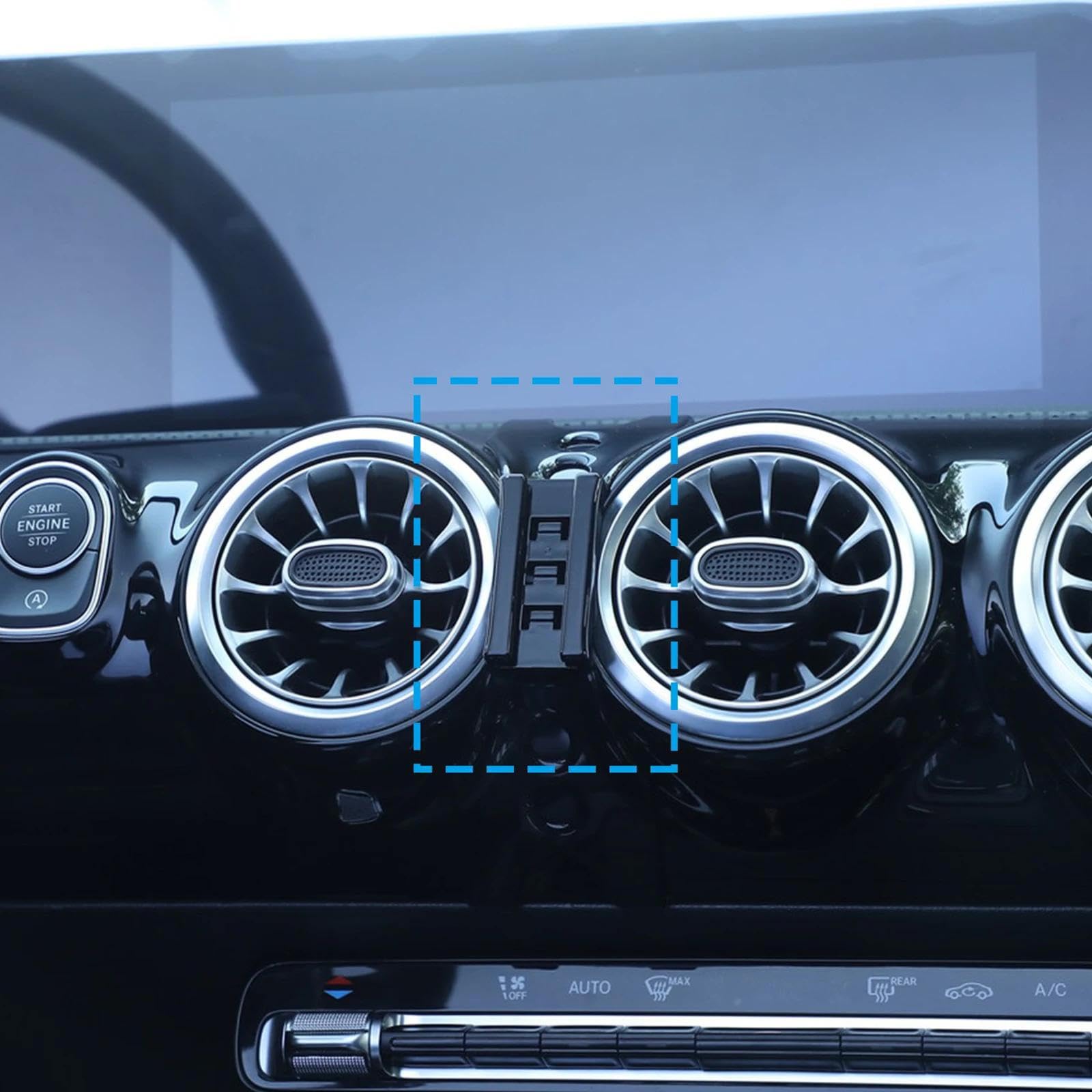 Soporte Móvil Coche para Mercedes-Benz Clase A W177 2019-2022, Soporte para teléfono móvil de Coche Soporte de navegación