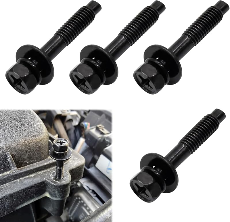 Parafuso de fixação da caixa do filtro de ar Yeqeyiq para Honda e Acura – Kit com 4 unidades