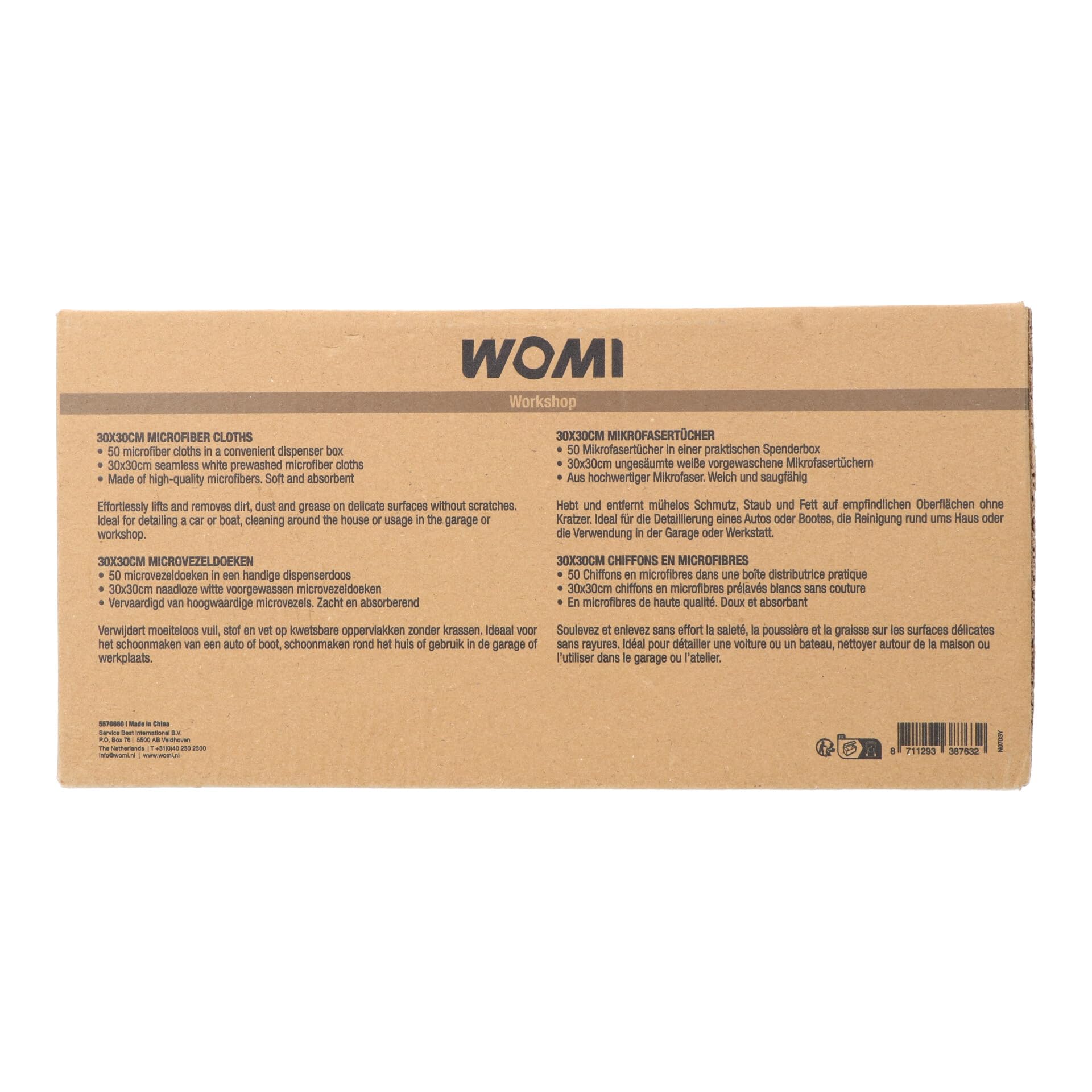 Womi W660 - Dispensador de paños de Microfibra (50 Unidades)
