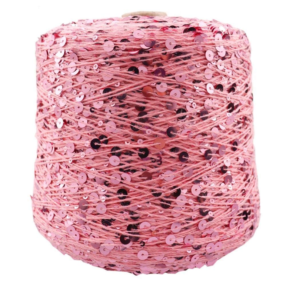 Chunky Knitting Chunky Knitting 50G/Ball/140M Cotton Yarn 6/3Mm Special Sequin Yarn Clothing Accessories Doll Knitting Yarn-07_4Pcs