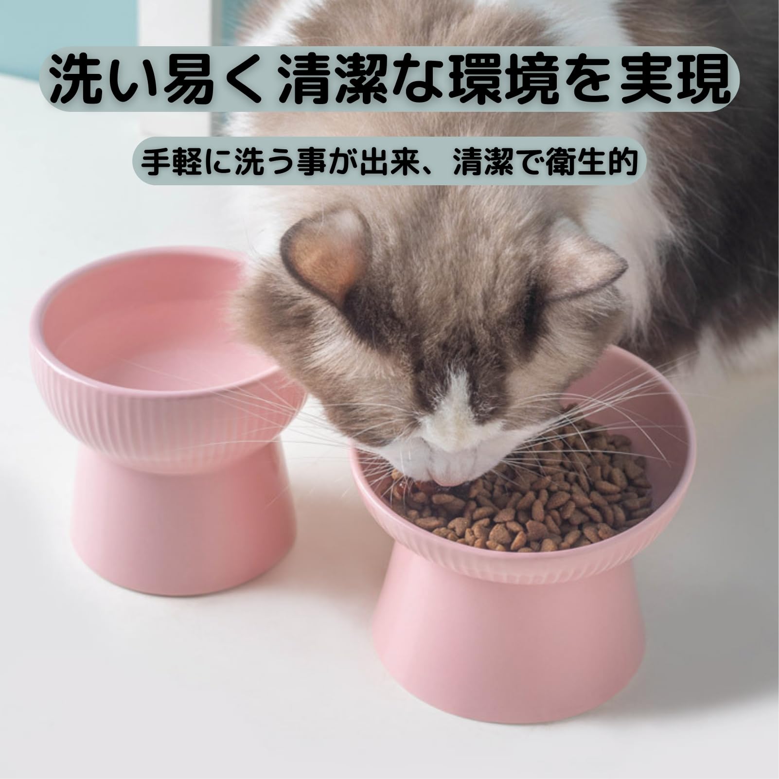 2点以上で割引】お姫様なワンちゃん用フードボウル(ピンク千鳥) 【公式