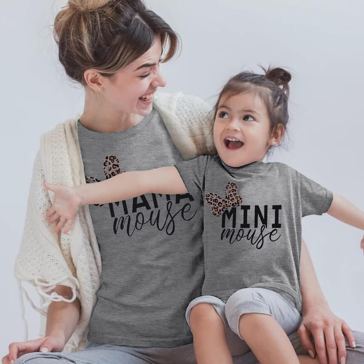 Mommy and Me Matching Shirt Outfit Mama Mini Leopard Australia Ubuy