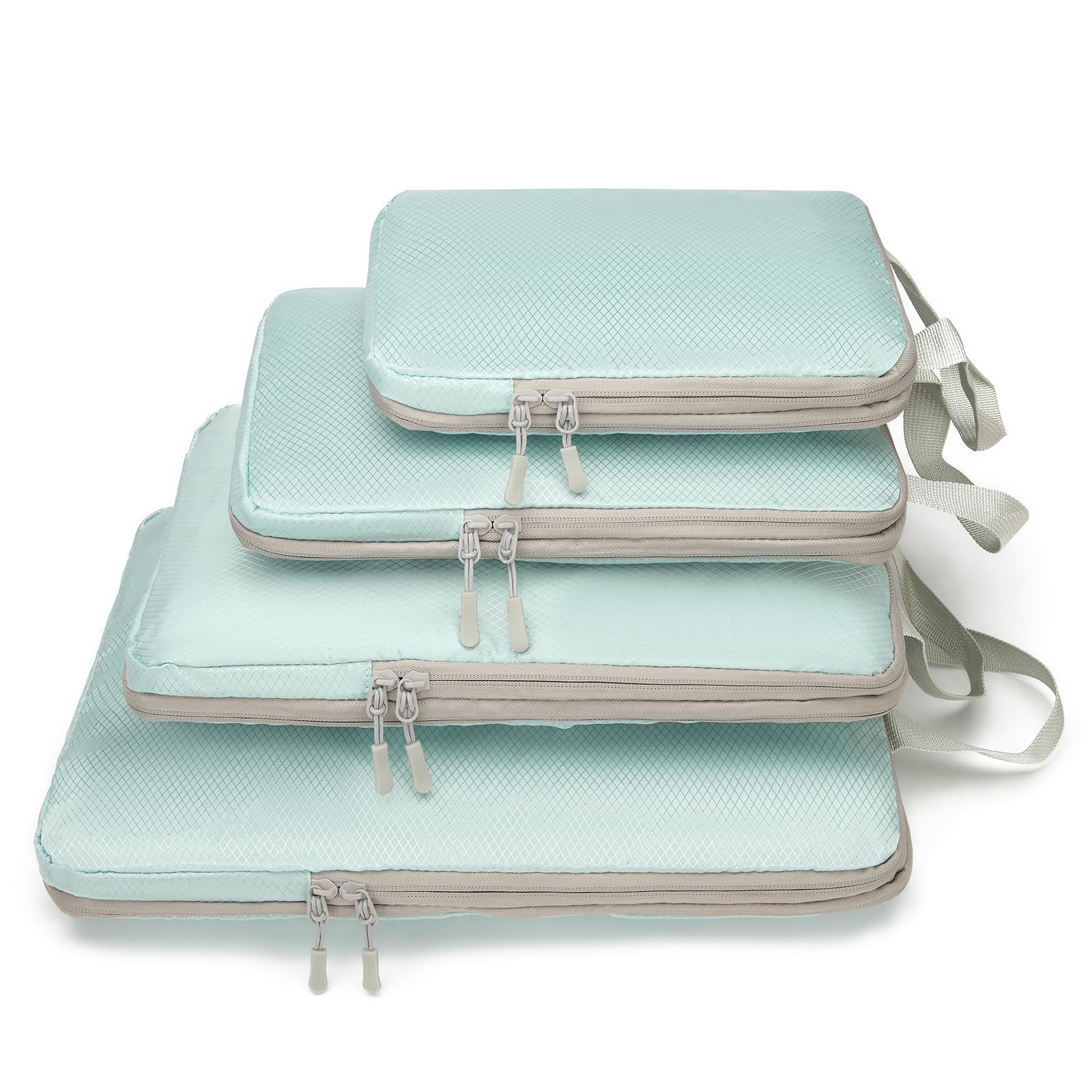 4pcs/set Suitcase Compression Packing Cube Travel Luggage Organizer Packing Expandable Luggage Storage Bag Travel Bag