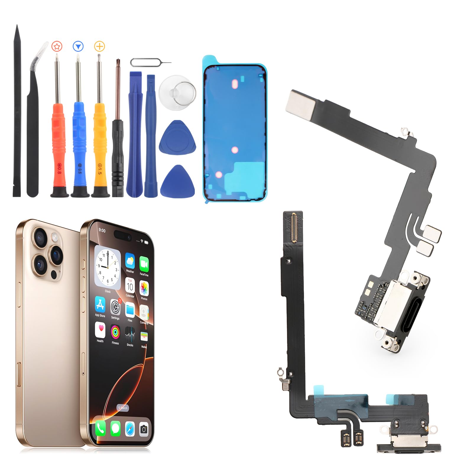 Amazon.com: Dock Connector for iPhone 16 Pro Max Charging Port